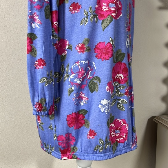 Julipa L/XL Purple Floral Blouse - Picture 8 of 13